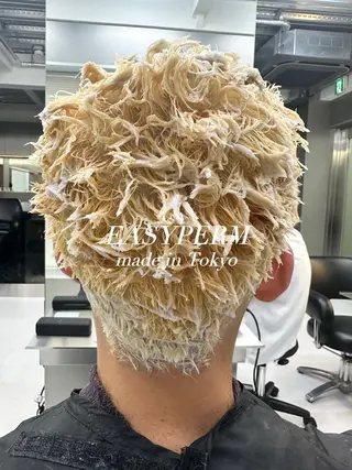 ショート カラー パーマ メンズ 💈メンズ/パーマ 💈中目黒/谷のヘアスタイル