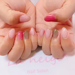 ネイル La neige* yuki 🥯🍑のネイルデザイン