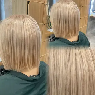 ミディアム カラー ヘアアレンジ 透明感カラー/推しカ ラー☁️JURAのヘアスタイル