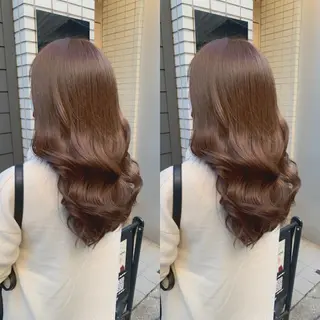 セミロング カラー 髪質改善特化 ミサワコウキのヘアスタイル