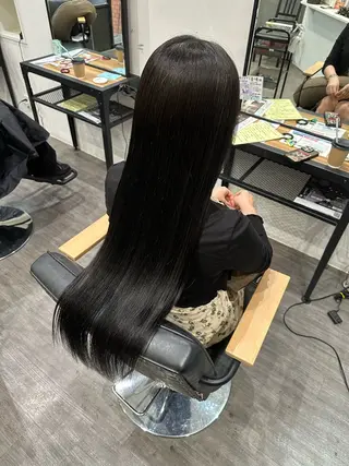 ロング カラー 艶髪レイヤー上田 紗也🇰🇷💗のヘアスタイル