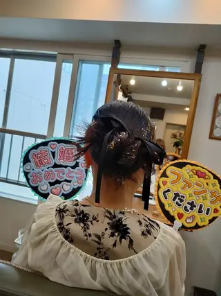 ヘアアレンジ HempBeauty 浅野アサミのヘアスタイル