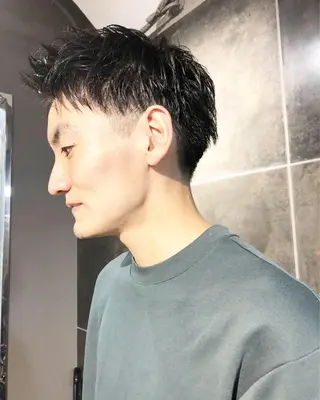 ヘアアレンジ メンズ ainico+所属・メンズ特化✂️栗原 侑也のヘアスタイル