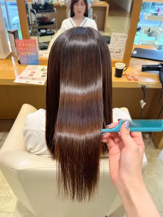 ロング 梶原 美保のヘアスタイル