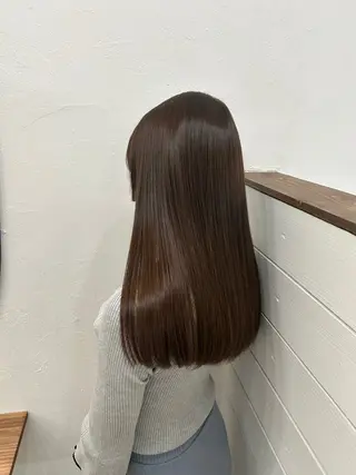 ロング カラー MaRlen所属・藤田 莉々子のヘアスタイル