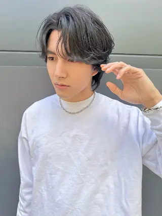 ショート パーマ メンズ 【メンズ特化】 笹目純のヘアスタイル