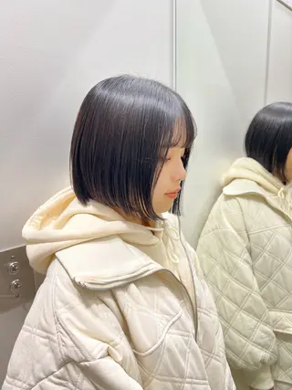 ミディアム カコ/レイヤーカット ヘアアレンジのヘアスタイル