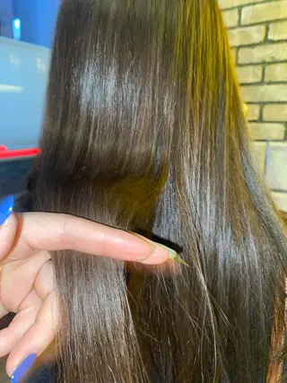 ミディアム カラー お任せヘア☘️☘️ 及川渚のヘアスタイル