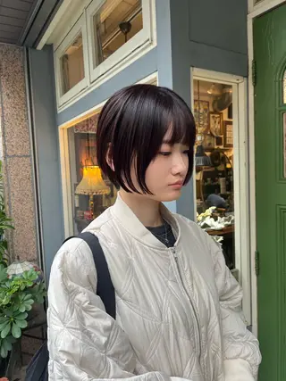 ショート カラー 🌱洒落てるパーマ 🌱ショート/緒方椋のヘアスタイル