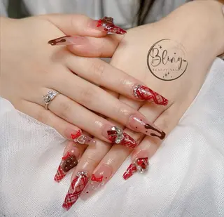 ロング Bling Salonのネイルデザイン