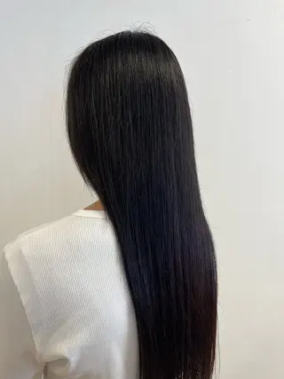 ロング ブリーチ髪質改善 田中 俊輔のヘアスタイル