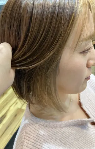 セミロング カラー JUNO HAIR SALON所属・RuCOR. yuriのヘアスタイル