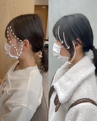 ロング カラー ヘアアレンジ DX SHARE SALON 原宿店所属・レイヤーカット/ 田中 しょうのヘアスタイル