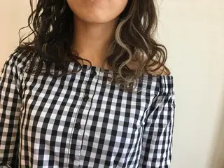 セミロング カラー hair_mellow所属・ゴトウ ノブヒトのヘアスタイル