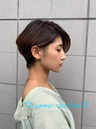 ショート 藤森 希美のヘアスタイル