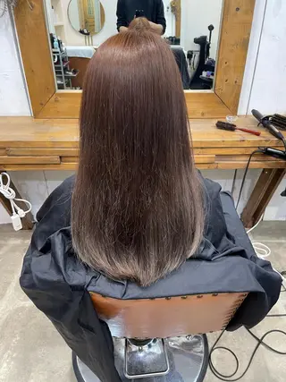 セミロング カラー 松田 恋のヘアスタイル