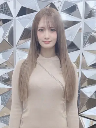 ロング カラー ヘアアレンジ LIP 大阪本店 エクステ 堀谷和孝のヘアスタイル