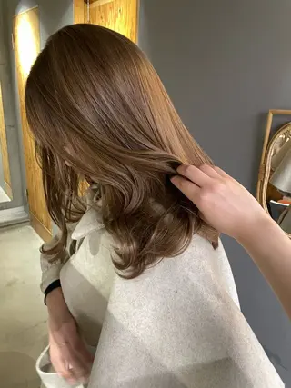 セミロング カラー noa ☪︎のヘアスタイル