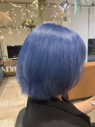 ミディアム 斧 海音のヘアスタイル