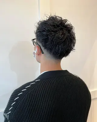 パーマ メンズ 狩野 くるみのヘアスタイル