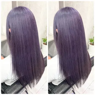 ロング 🦋ハイトーン🦋 石山 希理🦋のヘアスタイル