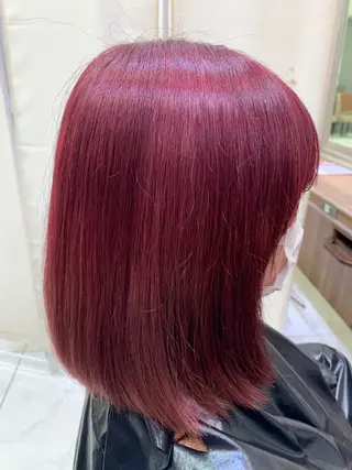 ミディアム カラー 🦋柴田 心優のヘアスタイル