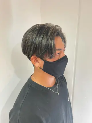 ショート メンズ ニュアンスパーマ/ メンズカット田島勇樹のヘアスタイル