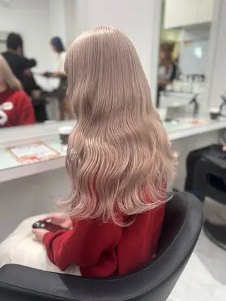ロング カラー 💖ミルクティー💖 あかり💖のヘアスタイル