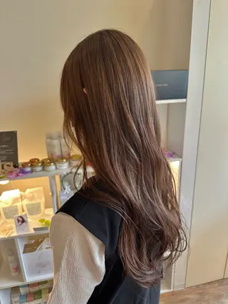 ロング カラー ヘアアレンジ ueki ayaneのヘアスタイル