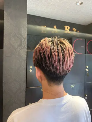 ショート メンズ 🧸くすみ系カラー anjuのヘアスタイル