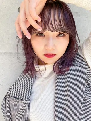 セミロング nessヤマサキ リュウタのヘアスタイル