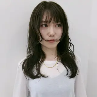 ロング カラー arisa/暖色 /伏見/レイヤーのヘアスタイル