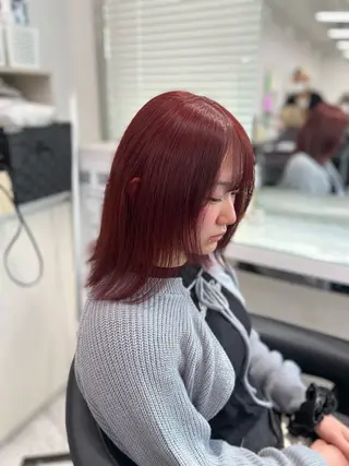 カラー ブリーチなし透明感 💗RYOTAのヘアスタイル