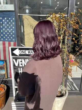 ミディアム カラー ameet本八幡所属・ameet ゆいのヘアスタイル
