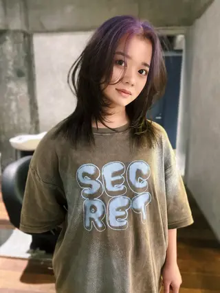 ミディアム カラー 🧡色落ちまで2度綺 麗なカラー🧡ヨシキのヘアスタイル