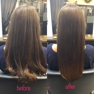 ロング 縮毛矯正&髪質改善 MAILHAIRのヘアスタイル