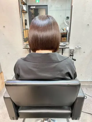 ショート パーマ ショートボブ縮毛矯正 髪質改善のプロ山道潤のヘアスタイル