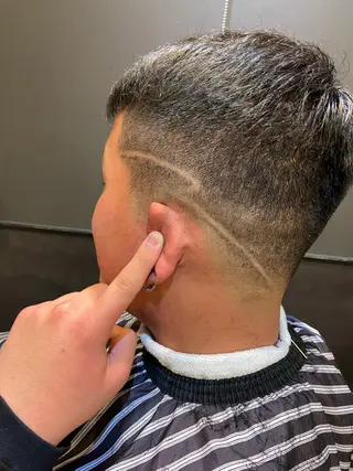 ショート ヘアアレンジ dunhill 斉藤 大樹/メンズカットのヘアスタイル