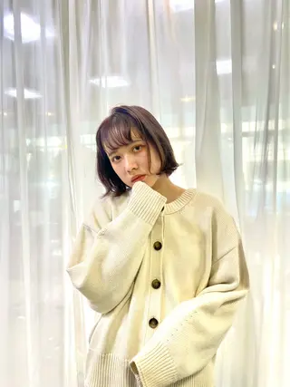 ショート カラー emu天文館店所属・emu🤍𐙚 Miyuのヘアスタイル