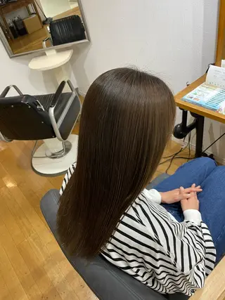 ロング 西元 群/艶髪/髪質改善のヘアスタイル