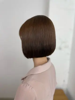 ショート MINAMO 韓国レイヤーのヘアスタイル