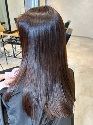 セミロング chiba nanaのヘアスタイル