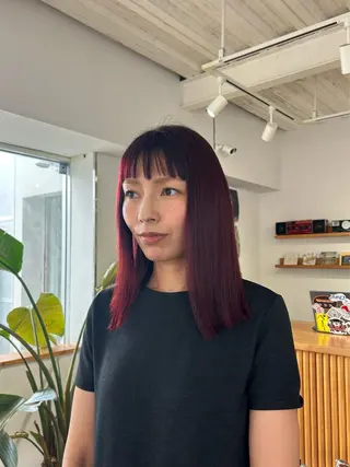 ミディアム AOI✖️ BY MY SIDEのヘアスタイル