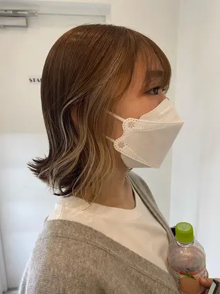 ミディアム 髪質改善/ TECHIのヘアスタイル