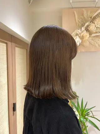 ミディアム カラー KANO🌷 艶カラーのヘアスタイル