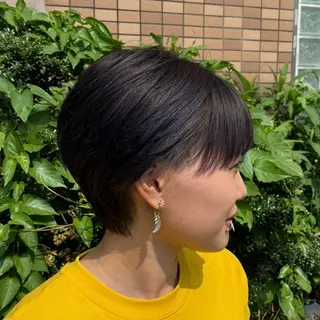 ショート ハイトーン/レイヤー カット/TAKEのヘアスタイル