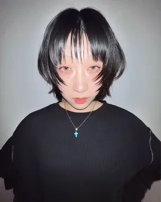 ショート カラー haco＋所属・圧倒的デザイン力 店長🎨RENAのヘアスタイル