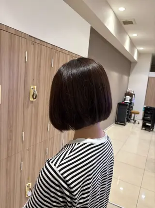 ミディアム カラー 藤井 花梨のヘアスタイル