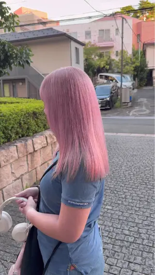 ロング カラー レイヤーカット/ ブリーチカラー/雅人のヘアスタイル