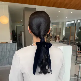 ロング ヘアアレンジ ブリーチ/レイヤー 🌻Mutsumiのヘアスタイル